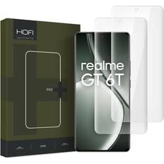 Hofi [2-Pack] Realme GT 6 Härdat glas Skärmskydd UV TheMobileStore Realme GT 6 tillbehör