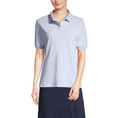 Lands' End XXL Shirts Lands' End Women's School Uniform Short Sleeve Mesh Polo Shirt Blue XLarge