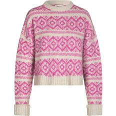 Lollys Laundry Dame Sweatere Lollys Laundry Forudbestilling Lottiell Jumper Ls Neon Pink pink