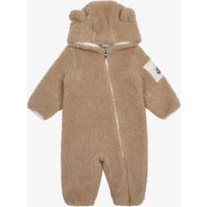 Children's Clothing Moncler Enfant Beige Teddy Fleece Pramsuit 18-24 month