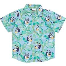 Shirts Bluey Little Boys Hawaiian Button Down Dress Shirt