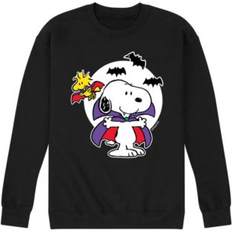 Fleece - Men T-shirts Airwaves Men's Peanuts Snoopy Vampire Fleece T-shirt Black XXLarge