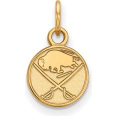 LogoArt Women's Buffalo Sabres Gold Plated Pendant