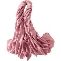 Linen Scarfs Yuanbang Sold by: Co.ltd, Women Solid Color Linen Scarf Elegant Long Shawl Wrap Scarf Dark pink