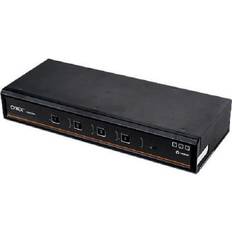 KVM Switches Pulse Radar Sold by: UnbeatableSale Local, 4 Port Kvm Audio Switch Black