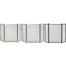 Fireplace Screens Manor Traditional 3 fold fireguard fire screen in 3 finishes fireplace accessories