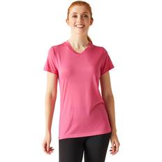 Pink T-shirts Regatta 'Fingal' V-Neck T-Shirt Pink