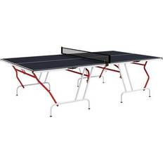 Table Tennis Soozier Portable Tennis Table with Net, Paddles, Balls, MDF