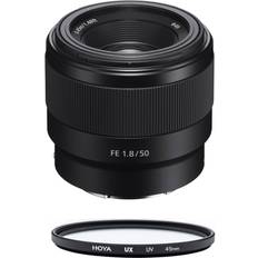 Sony SEL 50MM F1.8 F Black + HOYA UX UV 49mm Filter