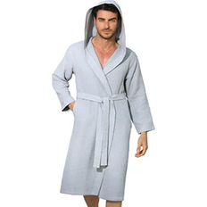 Sleepwear Alwyn Home Men's Waffle W Piping Lightweight Full Length Ultra Soft Spa Sleepwear Bathrobe Waffle Weave in Wayfair Multi Color 54 in