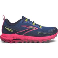 Brooks Donna Scarpe Brooks Cascadia 18 W - Grigio Blue Rosa Sunny Lime