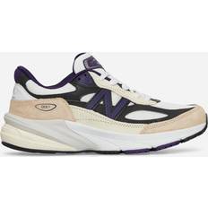 New Balance Purple - Unisex Shoes New Balance Unisex Made in USA 990v6 in Weiß/Violett/Schwarz, Leather, Größe