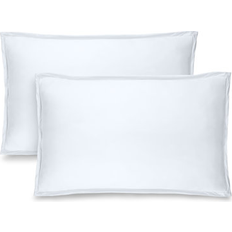 Pillow Cases Bare Home Ultra-Soft Double Brushed Pillow Case White