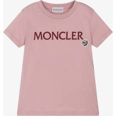 Moncler Enfant Girls Pink Cotton T-Shirt