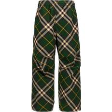 Burberry Green Trousers Burberry Check pants