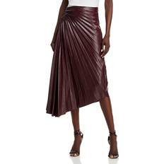 Clothing A.L.C. A. Tracy Asymmetrical Pleated Skirt Cordovan