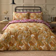 Red Duvet Covers Dreams & Drapes Dreams & Drapes Enchanted Brushed Cotton Duvet Cover Gold, Red, Yellow