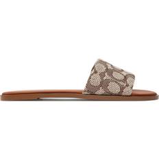 Coach Femme Sandales à talons Coach Mules Sandales de bain Holly CV386 - Marron