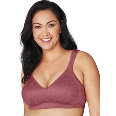 Red Bras Playtex Hour Ultimate Lift & Support Wireless Bra Rustic Berry Red Women's 38DD