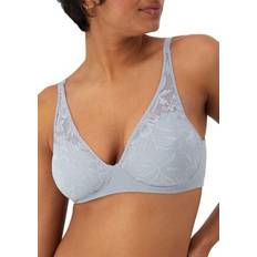 Blue Underwear Bali Women's Breathe Wireless T-Shirt Bra, Silver, Warm Grey