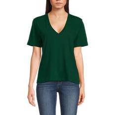 Linen - Men T-shirts Vince Women's Linen Blend Tee Malachite