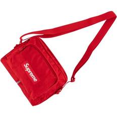 Rouge Sacs messagers Supreme Schultertasche mit Logo-Patch unisex Polyester Einheitsgröße Rot