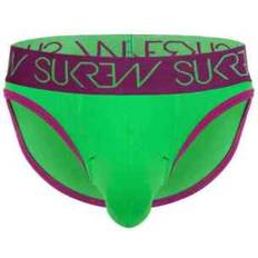 Briefs - Green Men's Underwear SUKREW Wicked Briefs Green