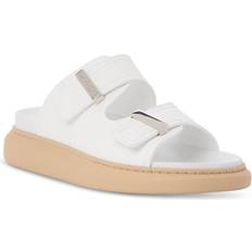 サンダル・ミュール alexander mcqueen SLIPPER (676731WLEL1 2599) Alexander McQueen Slippers and Clogs Men Rubber Black/White