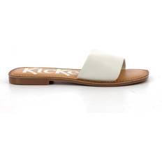 Kickers Slides Kickers Pantoletten für Damen Gipsi Blanc