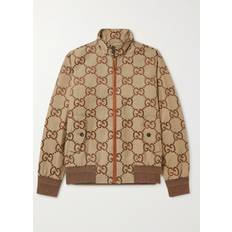 Gucci Oberbekleidung Gucci Jumbo GG canvas jacket brown UK 38