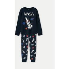 Jungen Schlafanzüge Name It Pyjama 13235152 Dunkelblau Regular 146_152