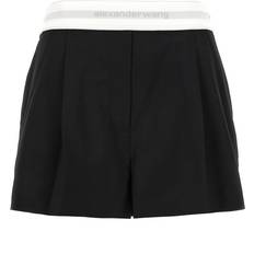 Alexander Wang Black Pleated Shorts BLACK 001