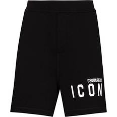 DSquared2 Shorts DSquared2 Icon Logo-Print Short - Zwart