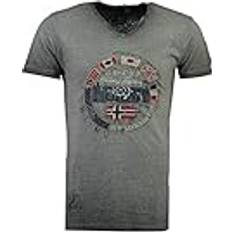 Geographical Norway T-shirt herr, Färg: grå