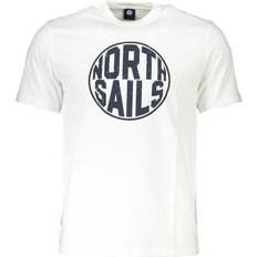 Bomuld Logo Print Kortærmet Tee - Hvid