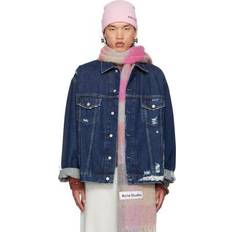 Acne Studios Outerwear Acne Studios Blue Distressed Denim AUZ Mid blue