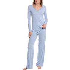 Viscose Sleepwear Natori Feathers Essentials Pajama Set - Multi