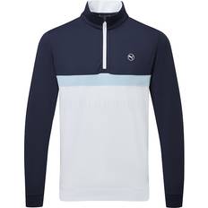 Golf - Sininen Neuleet Puma Men's Pure Colourblock's Golf Quarter-Zip Top - Blue