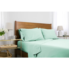 Linen Bed Sheets Southshore Fine Linens Essentials Double Bed Sheet Green