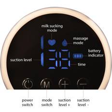 Wearable Hands Free Invisible Electric Breast Pump Portable Integrated Breast Pump Modes Levels