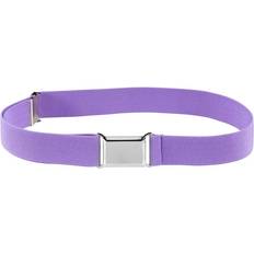 Purple Belts Children's Clothing Overstock HOLD EM Kids Belts for Boys Silver Square Buckle Lavender