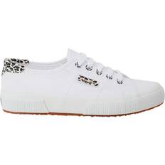 Superga Womens/Ladies 2750 Cotu Classic Leopard Print Trainers White