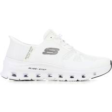 White Walking Shoes Skechers Glide Step Pro W - White