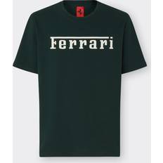 Ferrari Cotton T-shirt With Logo T-shirts Army