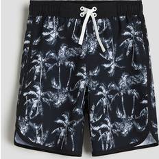 H&M Swim Shorts H&M Boys Black Patterned swim shorts 10-12Y