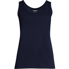 Lands' End XL Tank Tops Lands' End Women's Cotton Tank Top Radiant navy P/XL