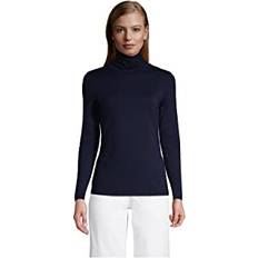 Lands' End L Blouses Lands' End Women's Lightweight Fitted Turtleneck