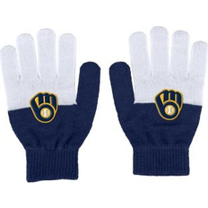 Gloves & Mittens Wear by Erin Andrews Women's Milwaukee Brewers Color-Block Gloves