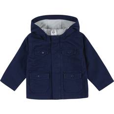 Outerwear Gerber Toddler Hooded Cotton Twill Utility Jacket, Navy, 4T