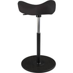 Black Saddle Chairs Variér Move Black 56-82cm Sadelstol